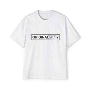 Original City Graphic Tee — Men's Oversized White T-Shirt