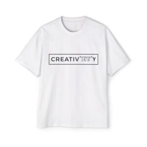 Creativity Box Tee — Minimalist Graphic Men's Oversized T‑Shirt
