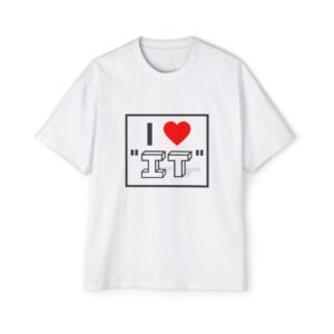 I "IT" Tee — Men's Oversized Graphic Shirt