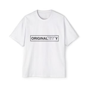 Originality T-Shirt — Minimalist Box Logo Graphic Tee